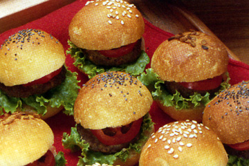 mini hamburger buns